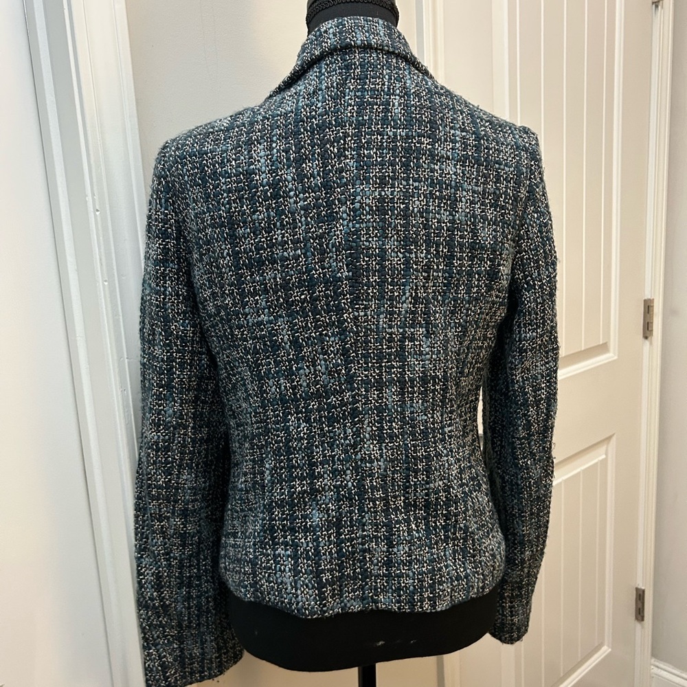 Mossimo Supply Co. Black & White Tweed Blazer | Size Medium | Classic Workwear - Picture 4 of 5